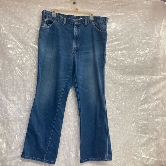 LONG HAUL Men’s Jeans‎ Size 40/30 Blue Hand Measures approx 38X27 - Picture 11 of 12